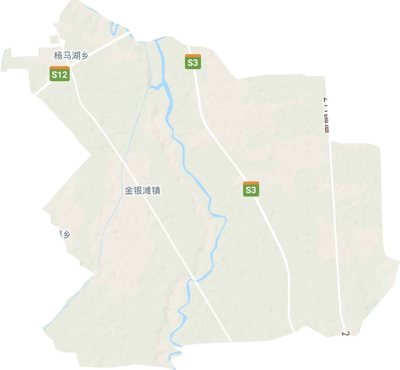 金银滩镇地形地图
