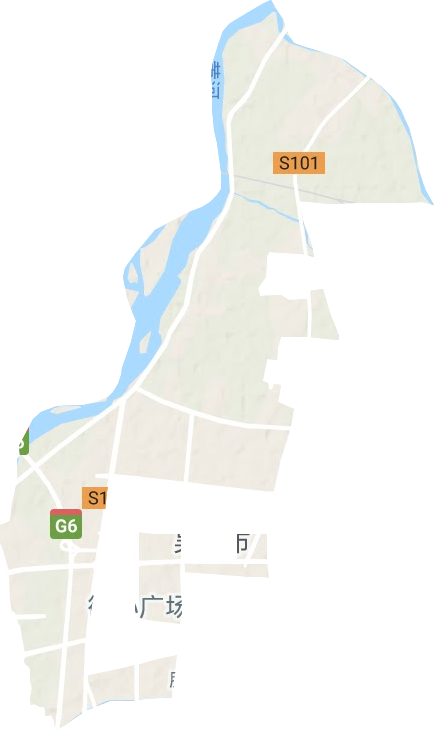 古城镇地形地图