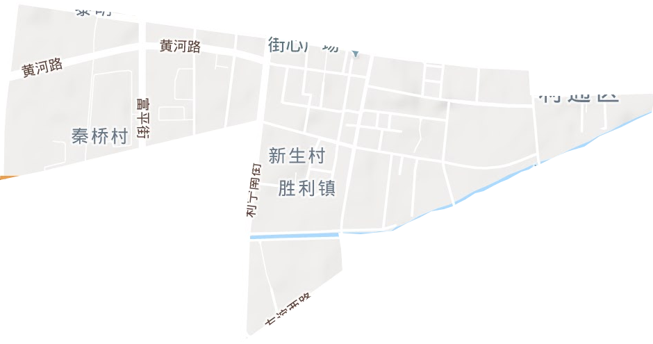 胜利镇地形地图