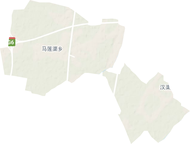 马莲渠乡地形地图