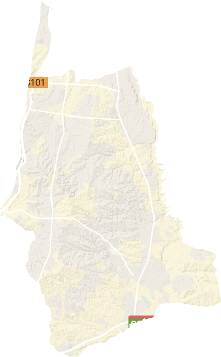 孙家滩管委会地形地图