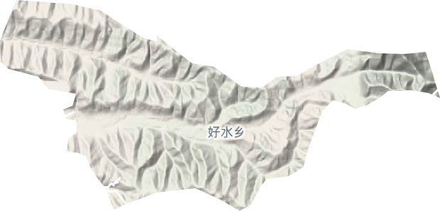 好水乡地形地图