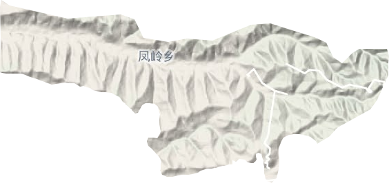 凤岭乡地形地图