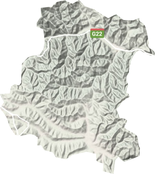 黄花乡地形地图
