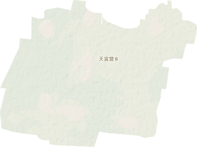 天宫营乡地形地图
