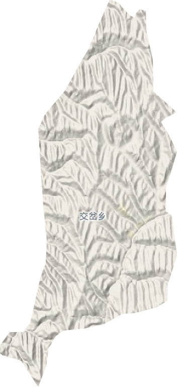 交岔乡地形地图