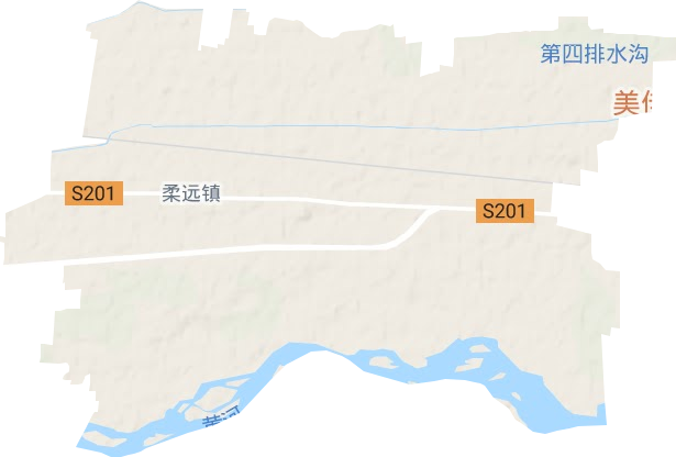 柔远镇地形地图