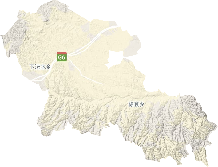 徐套乡地形地图