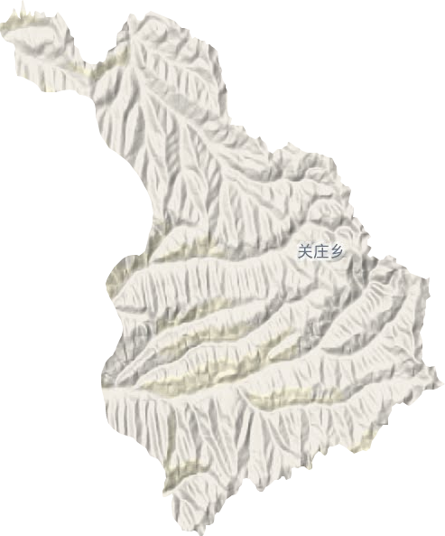 关庄乡地形地图