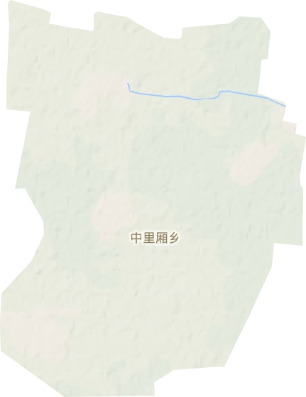 中里厢乡地形地图