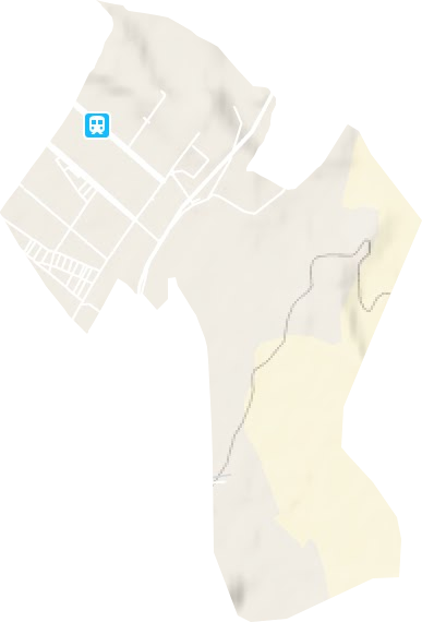 延安路街道地形地图