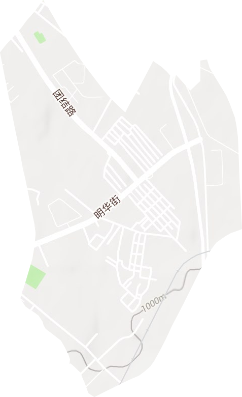 大湾街道地形地图