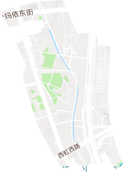 友好南路街道地形地图