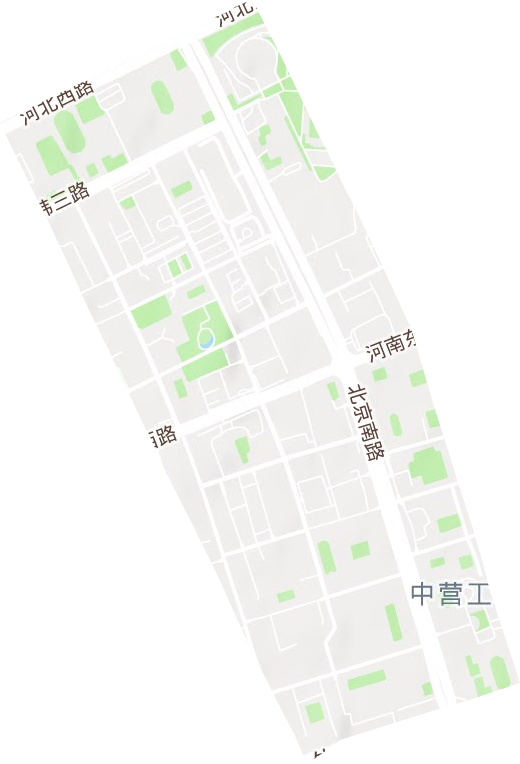 南纬路街道地形地图