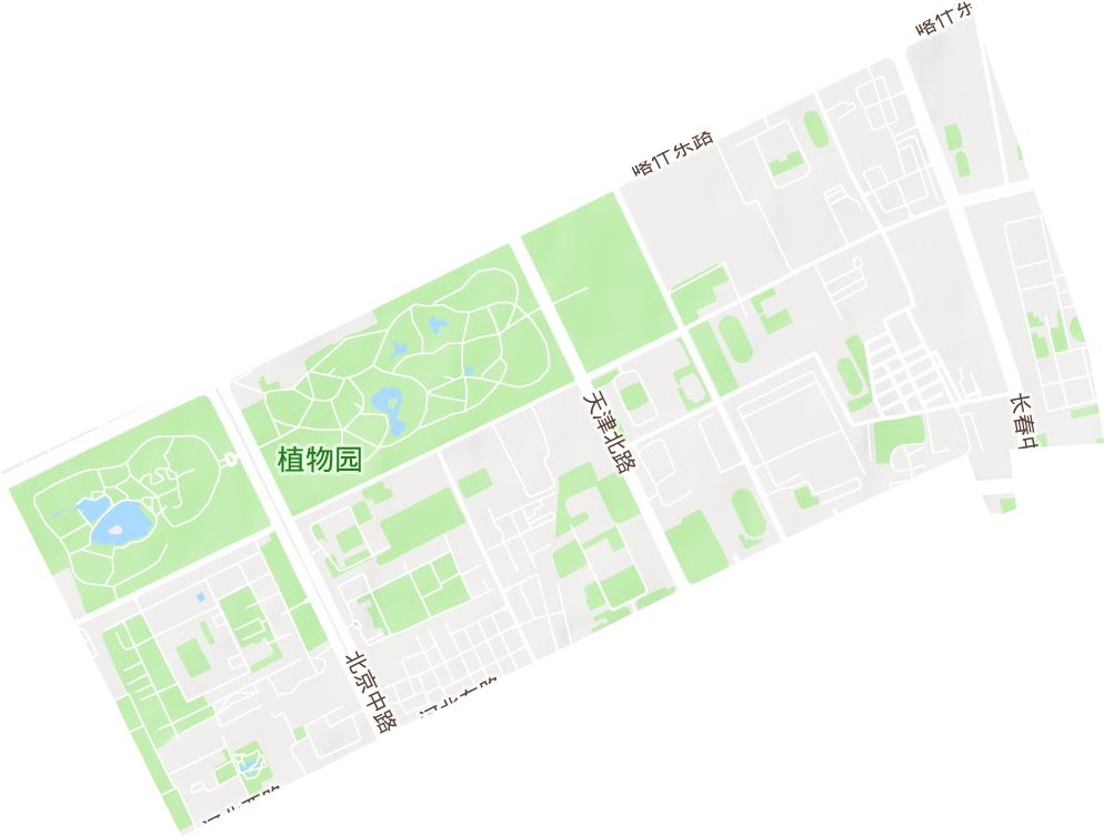 杭州路街道地形地图