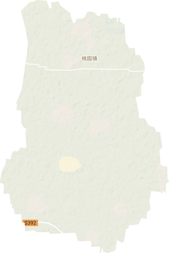 桃园镇地形地图