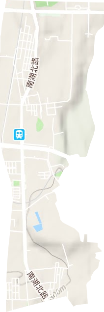 南湖北路街道地形地图