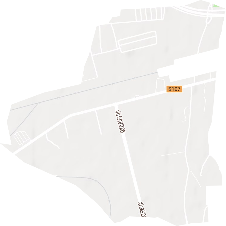 北站西路街道地形地图