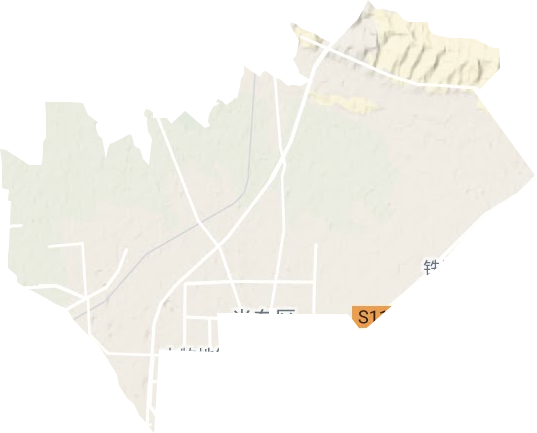 古牧地镇地形地图