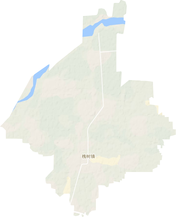 槐树镇地形地图