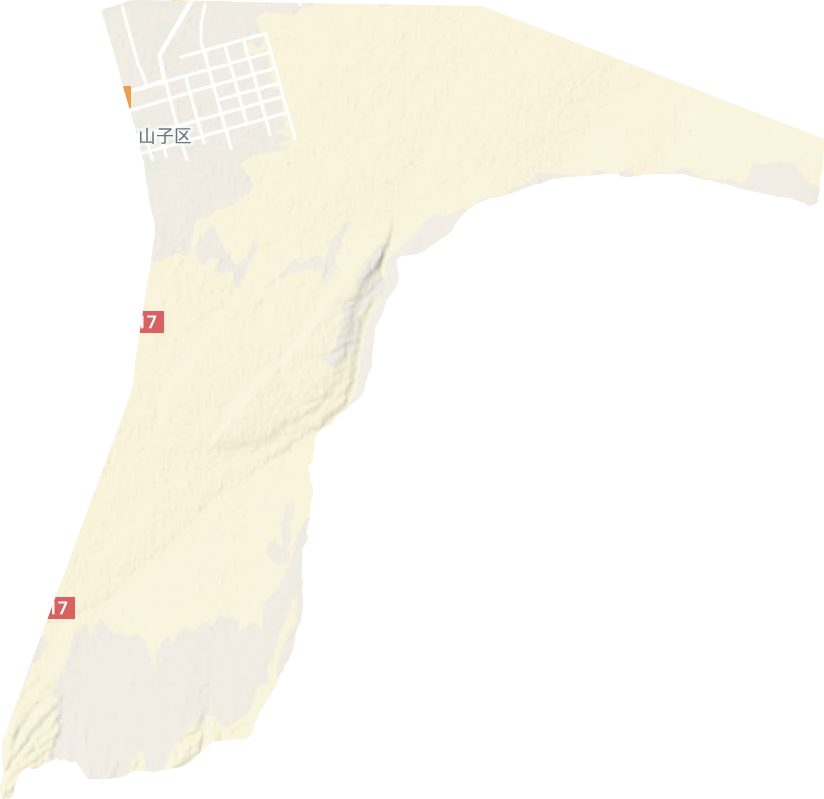 西宁路街道地形地图