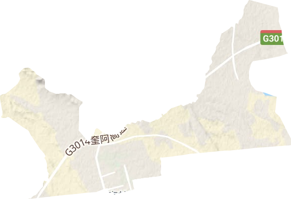 银河路街道地形地图