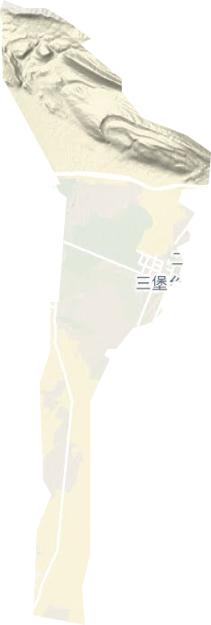 三堡乡地形地图