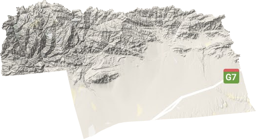 火车站镇地形地图