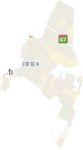 陶家宫镇地形地图