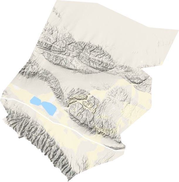 盐池镇地形地图