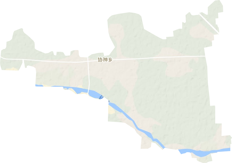 协神乡地形地图