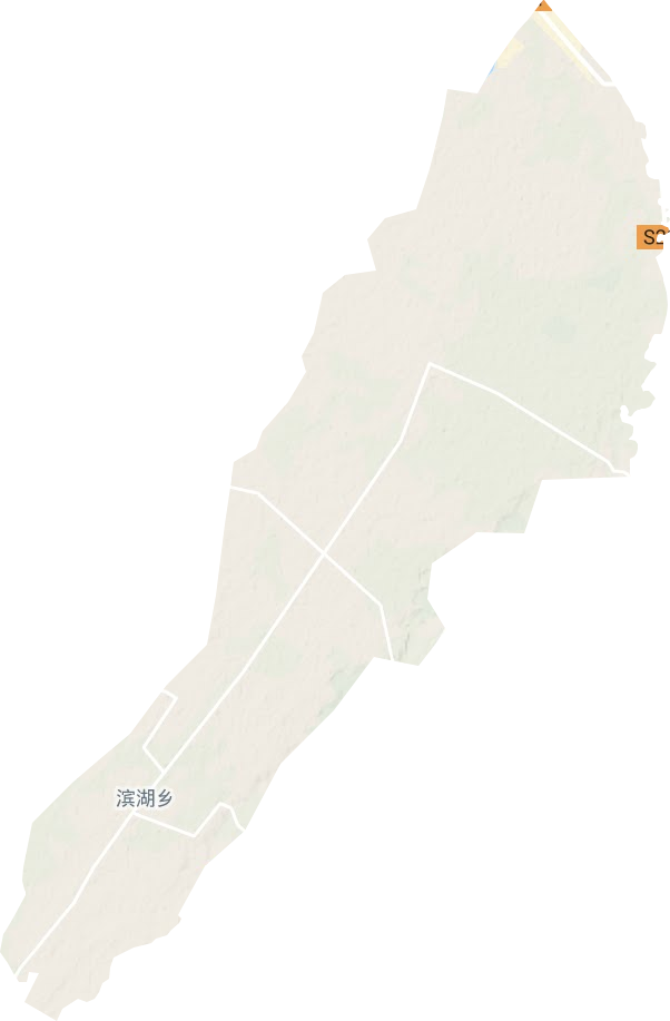 滨湖镇地形地图