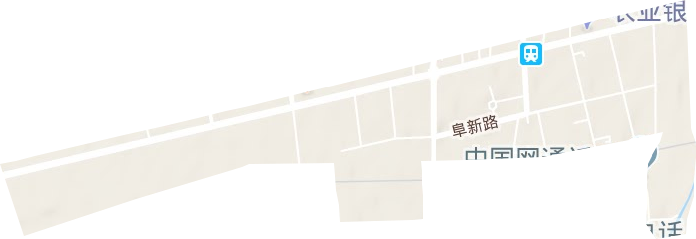 阜新街办事处地形地图