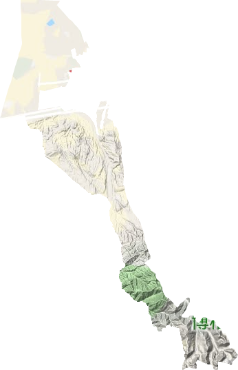 水磨沟乡地形地图