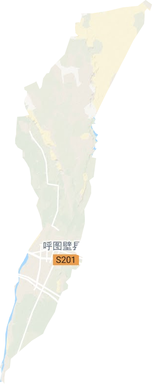 园户村镇地形地图