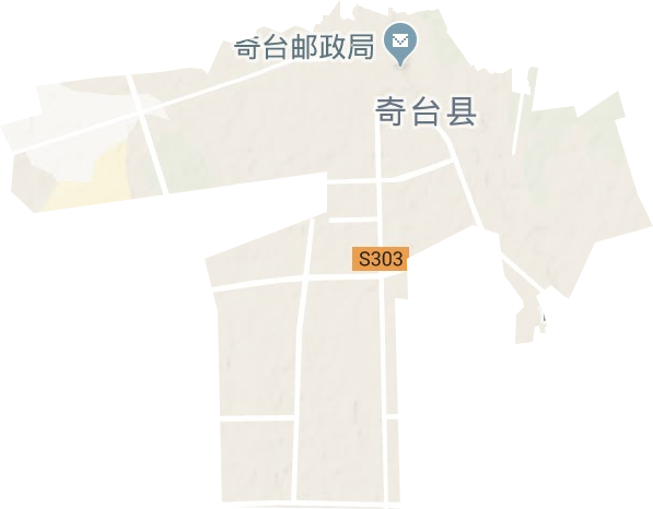 奇台镇地形地图