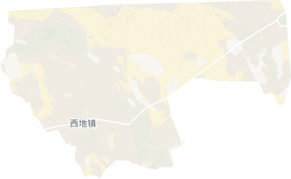 西地镇地形地图