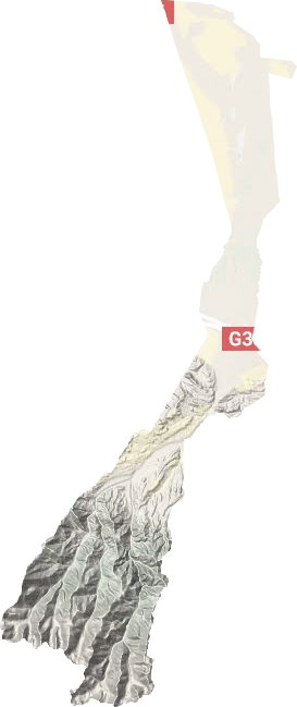 三台镇地形地图