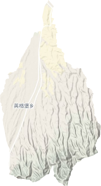 英格堡乡地形地图