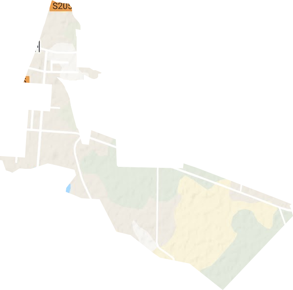青得里街道地形地图