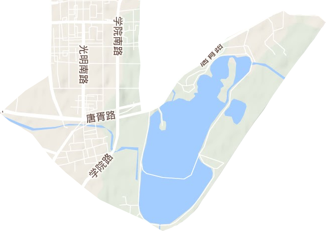梁家屯路街道地形地图