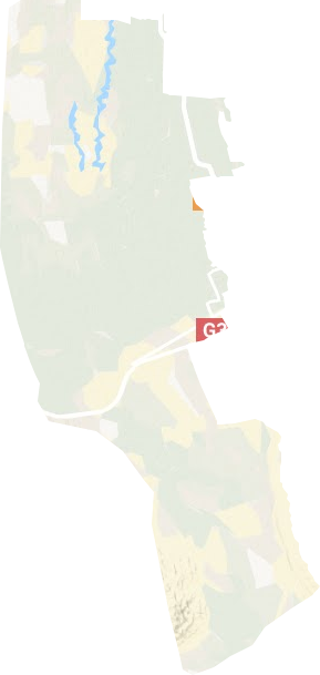 八家户农场地形地图