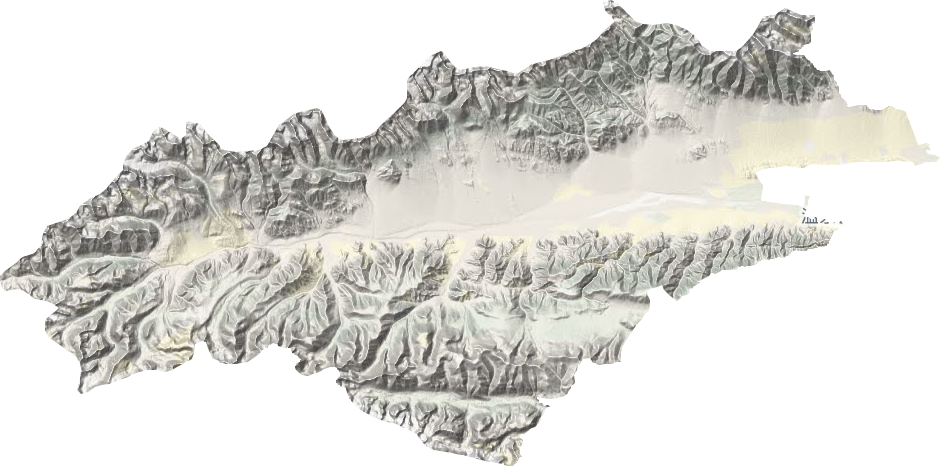扎勒木特乡地形地图