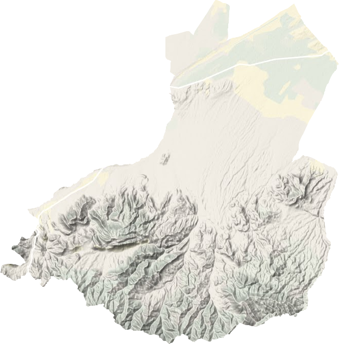 呼和托哈种畜场地形地图