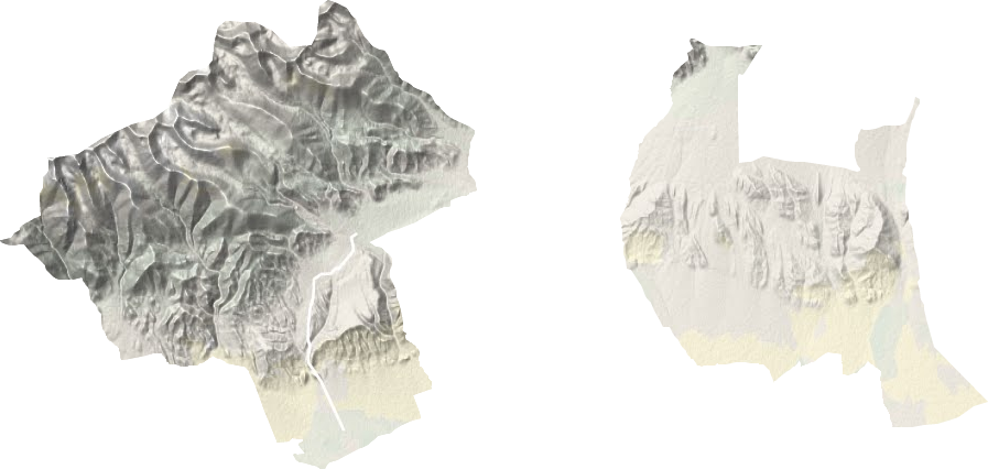 昆得仑牧场地形地图