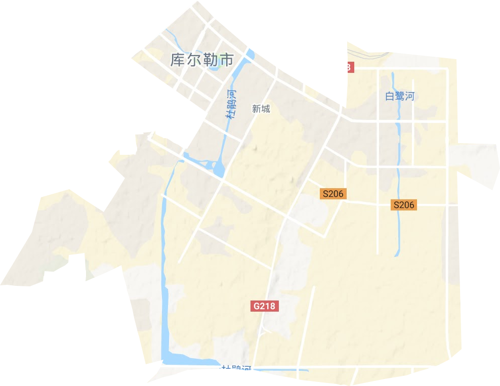 新城街道地形地图