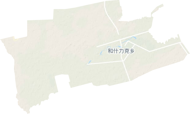 和什力克乡地形地图