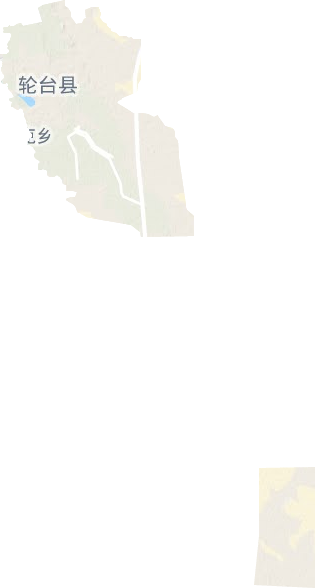 轮台镇地形地图