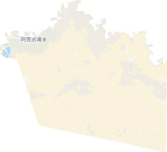 阿克苏普乡地形地图