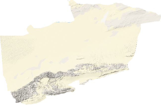 罗布泊镇地形地图